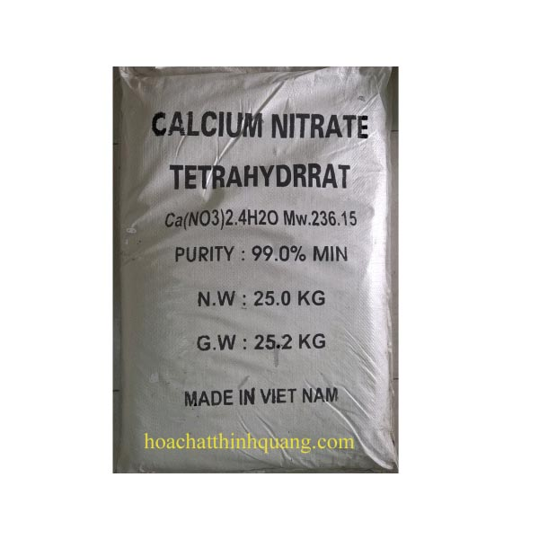 Canxi nitrat - Công Ty CP TM Và SX Hóa Chất Thiết Bị Thịnh Quang